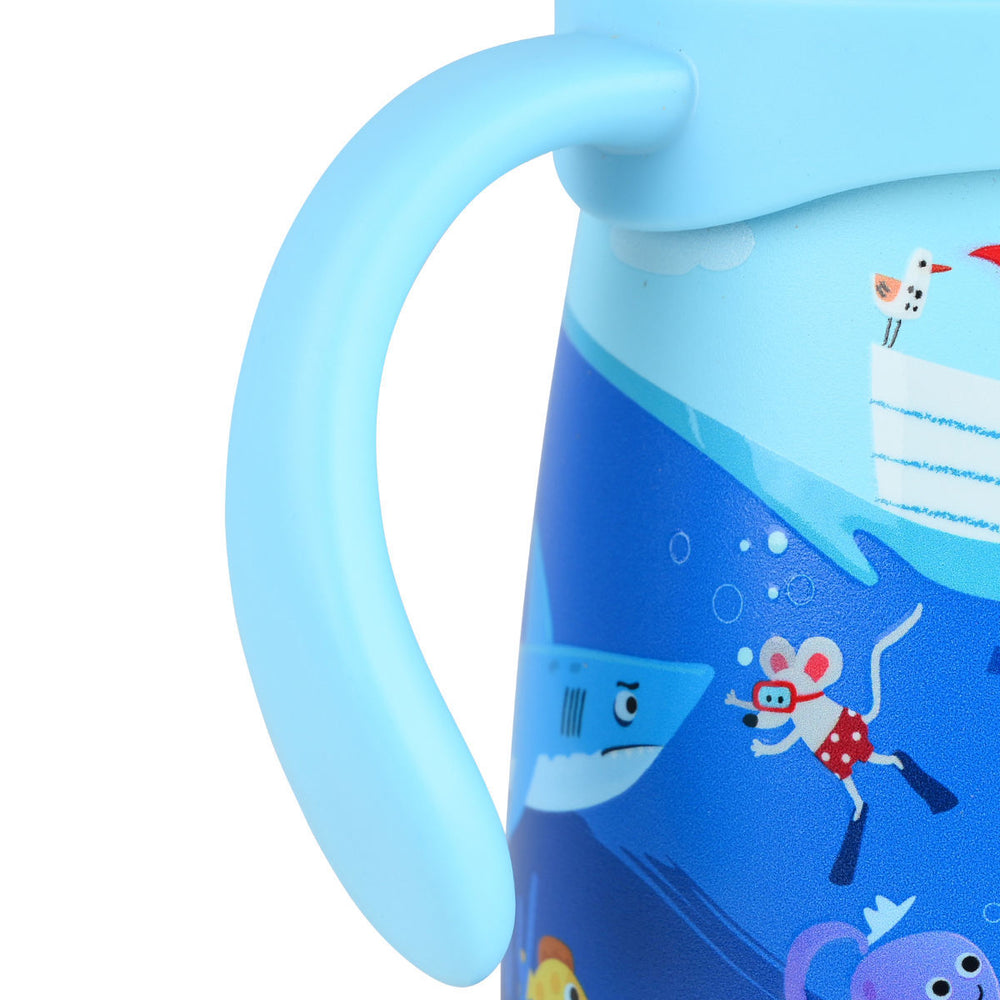 Estia Θερμός Παιδικό Με Καλαμάκι 300ml Μπλε Ocean Play