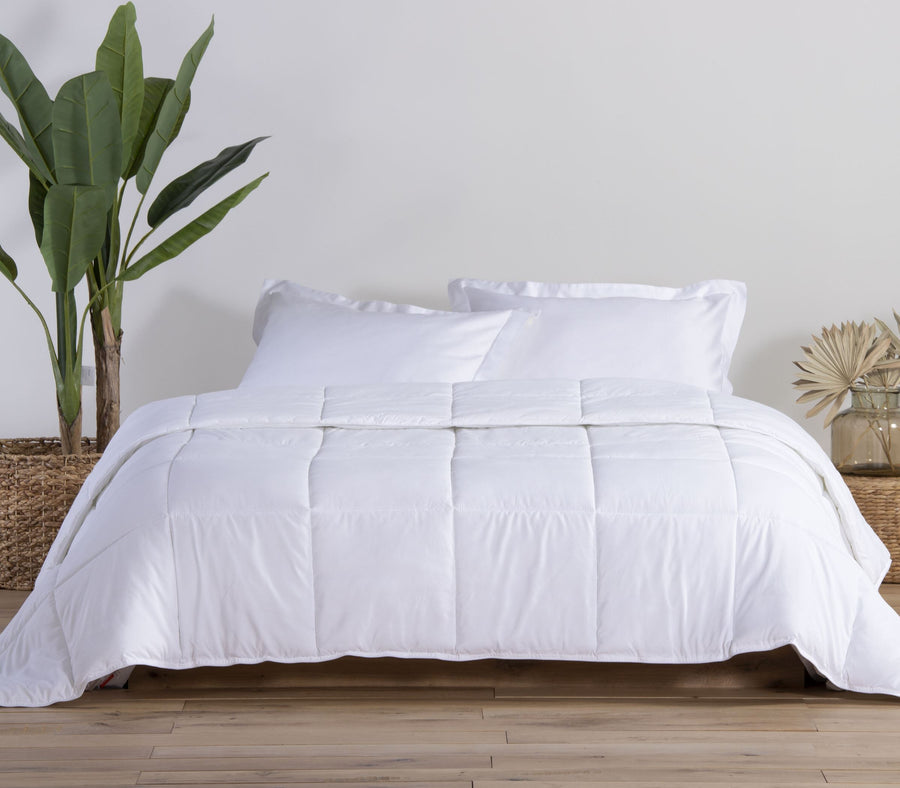 Πάπλωμα Μονό Λευκό Hollowfiber 160X220 Nef-Nef Homeware