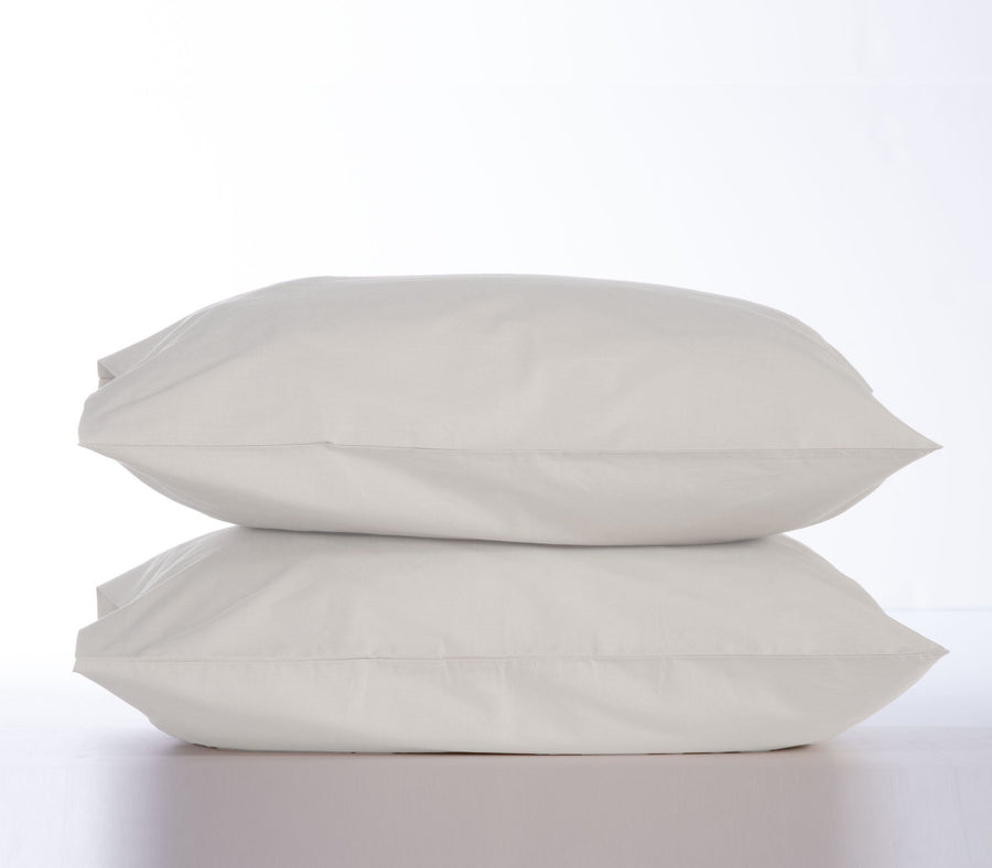 Σετ Μαξιλαροθήκες 2τμχ Βαμβακερές Εκρού Basic 52X72 Nef-Nef Homeware