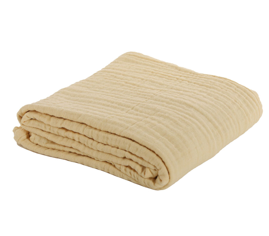 Βρεφική Κουβέρτα Κούνιας Κίτρινη Whisper 110X150 Nef Nef Homeware