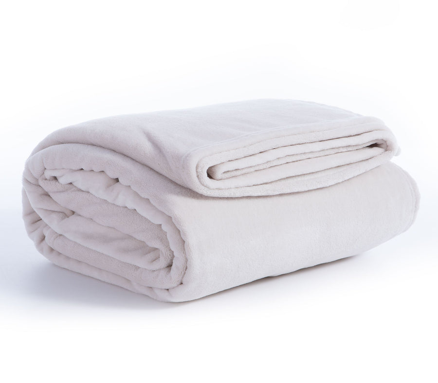 Κουβέρτα Fleece Εκρού Cosy Υπερδιπλή 220X240  Nef-Nef Homeware