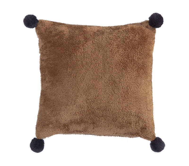 Διακοσμητικό Μαξιλάρι Μουσταρδί Sherpa Miaris 50X50 Nef-Nef Homeware