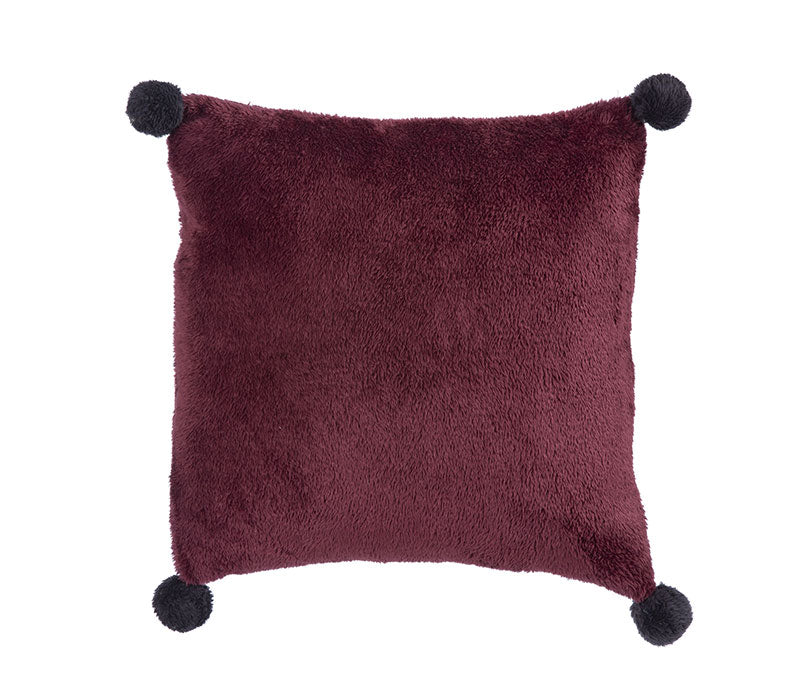 Διακοσμητικό Μαξιλάρι Κόκκινο Sherpa Miaris 50X50 Nef-Nef Homeware