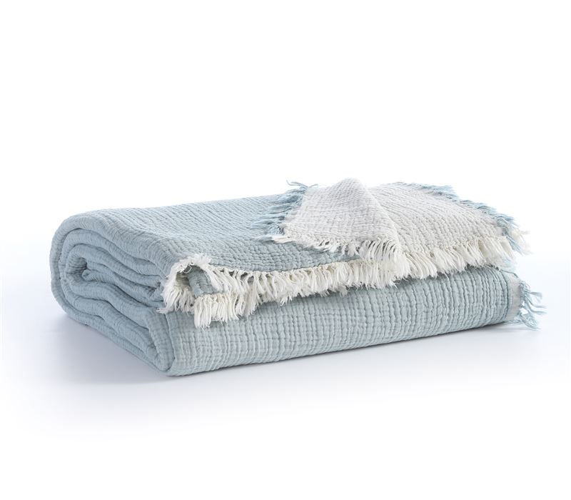 Βρεφική Κουβέρτα Κουνιάς Μπλε Apollo 110X150 Nef-nef Homeware