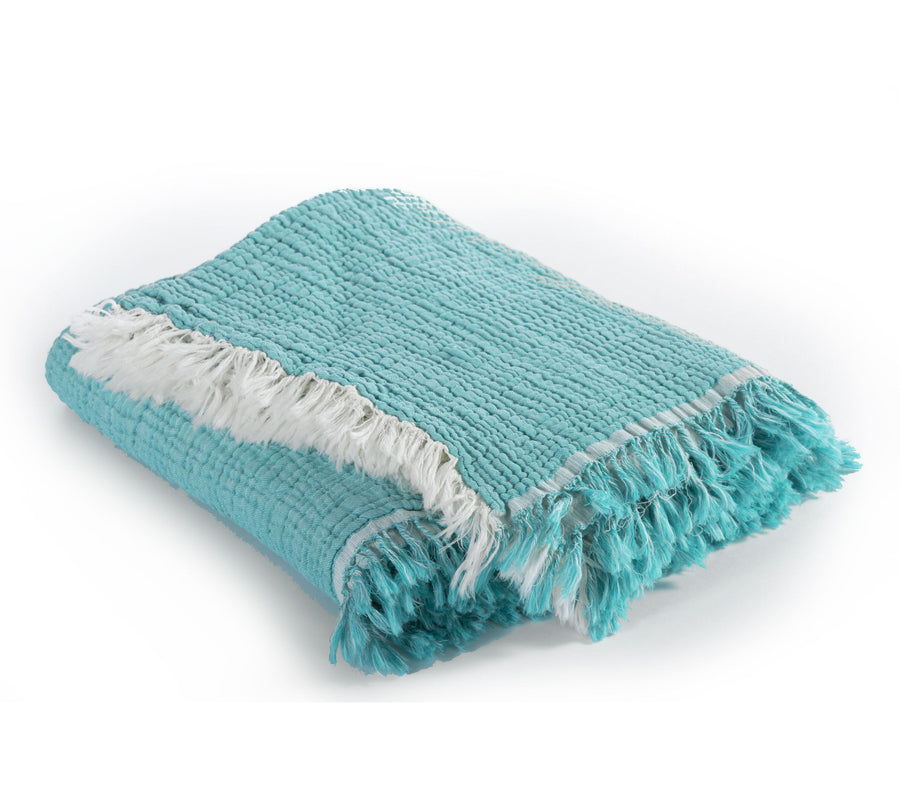 Βρεφική Κουβέρτα Αγκαλιάς Πετρόλ Apollo 80X110 Nef-nef Homeware