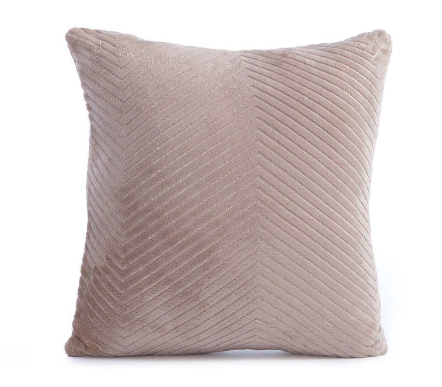 Διακοσμητικό Μαξιλάρι Fleece Μπεζ Dakari 45X45 Nef-Nef Homeware