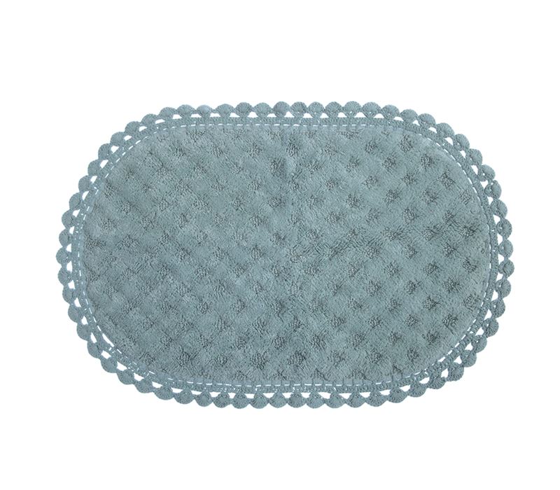 Γαλάζιο Χαλάκι Μπάνιου Touch 55X85 Nef-Nef Homeware