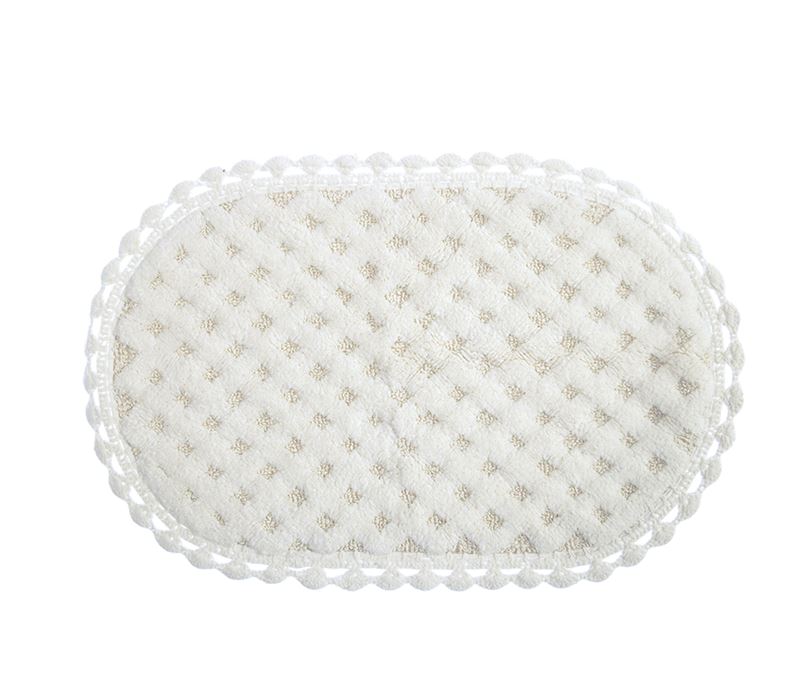 Εκρού Χαλάκι Μπάνιου Touch 55X85 Nef-Nef Homeware