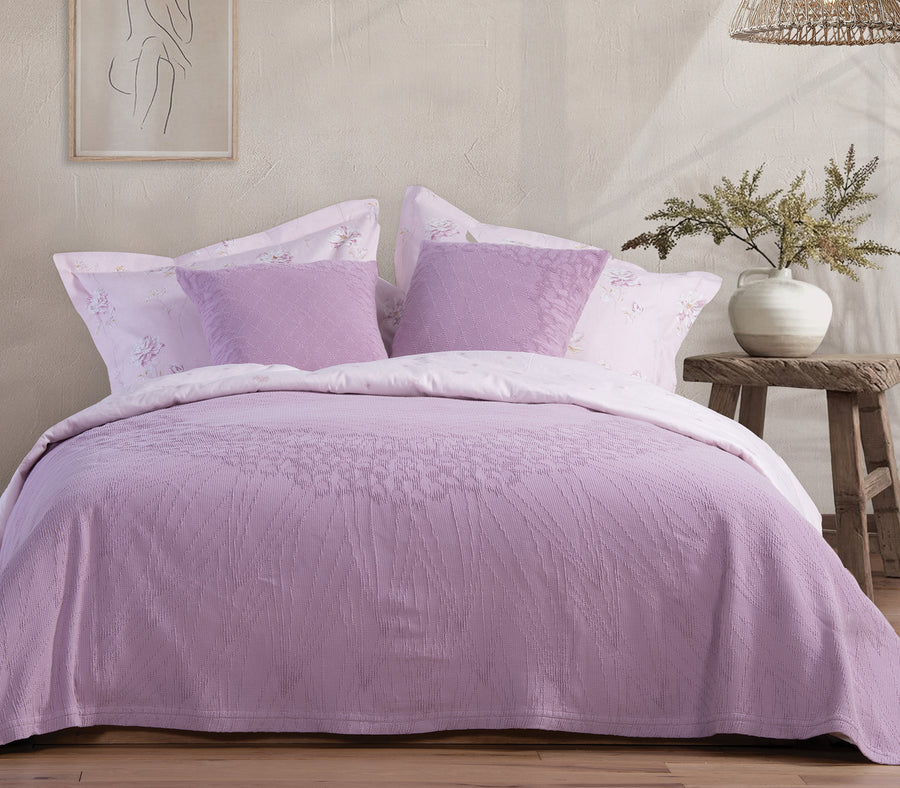Κουβέρτα Μωβ Υπέρδιπλη Vendetta 230X250  Nef-Nef Homeware