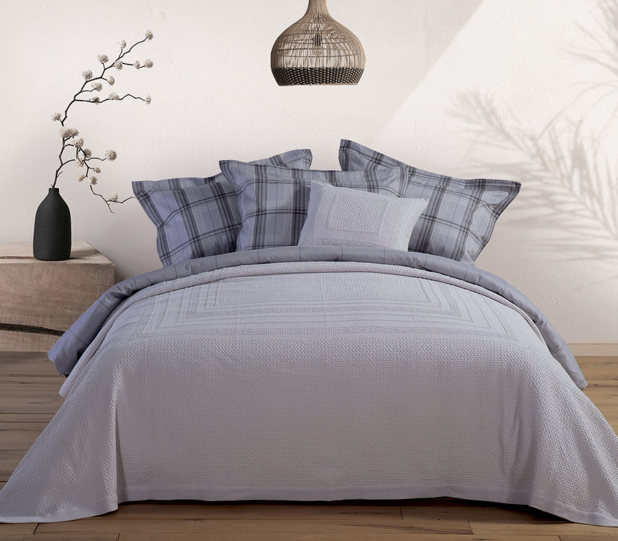 Κουβέρτα Γκρι Υπέρδιπλη Bernard 230X250  Nef-Nef Homeware