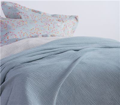 Κουβέρτα Μπλε Ματλασέ Apollo Υπέρδιπλη 230Χ240 Nef-Nef Homeware