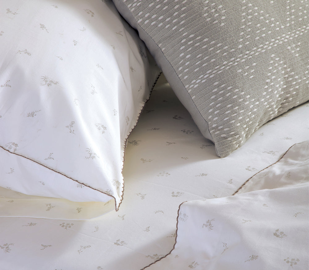 Σετ Σεντόνια  Διπλά  Λευκό-Perfection 200X270 Nef-Nef Homeware