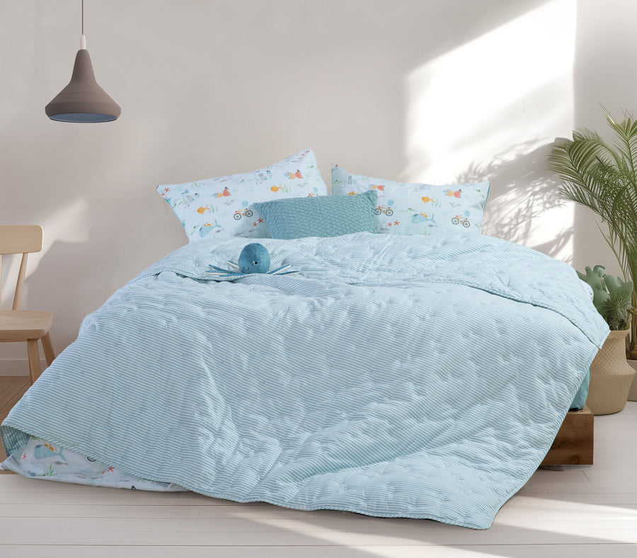 Παιδικό Κουβερλί Τυρκουάζ Μονό 180Χ240 Special Nef-Nef Homeware