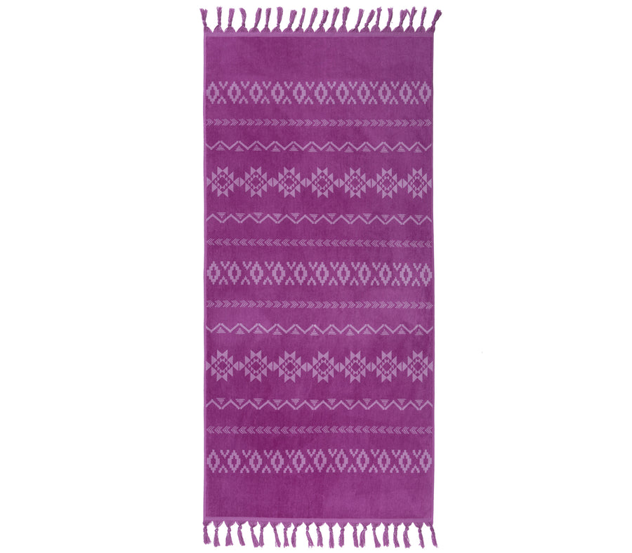 Πετσέτα Θαλάσσης Μωβ Sencoria 80X160 Nef-Nef Homeware