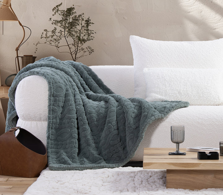 Κουβέρτα Καναπέ Πράσινη Πολυεστερική Germain 130X180 Nef-Nef Homeware