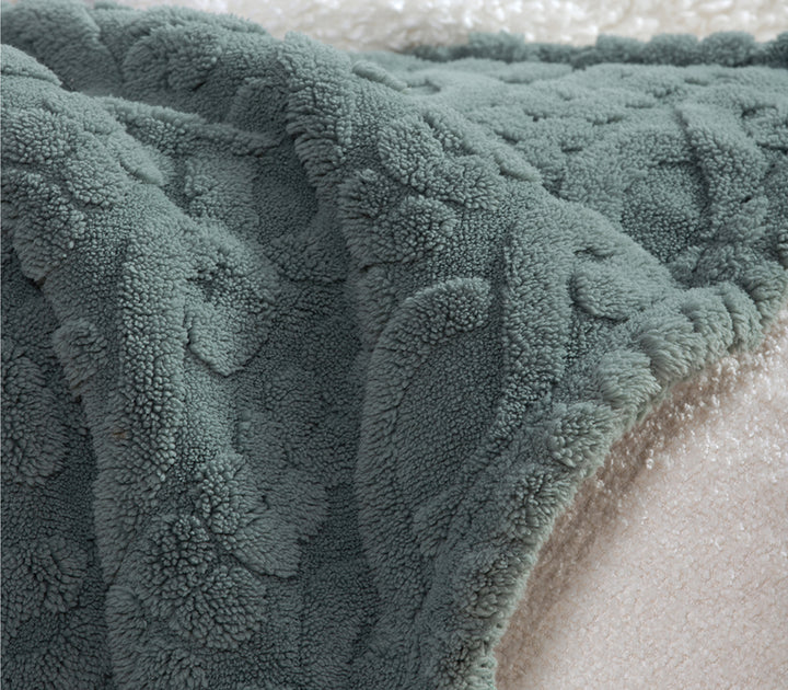 Κουβέρτα Καναπέ Πράσινη Πολυεστερική Germain 130X180 Nef-Nef Homeware