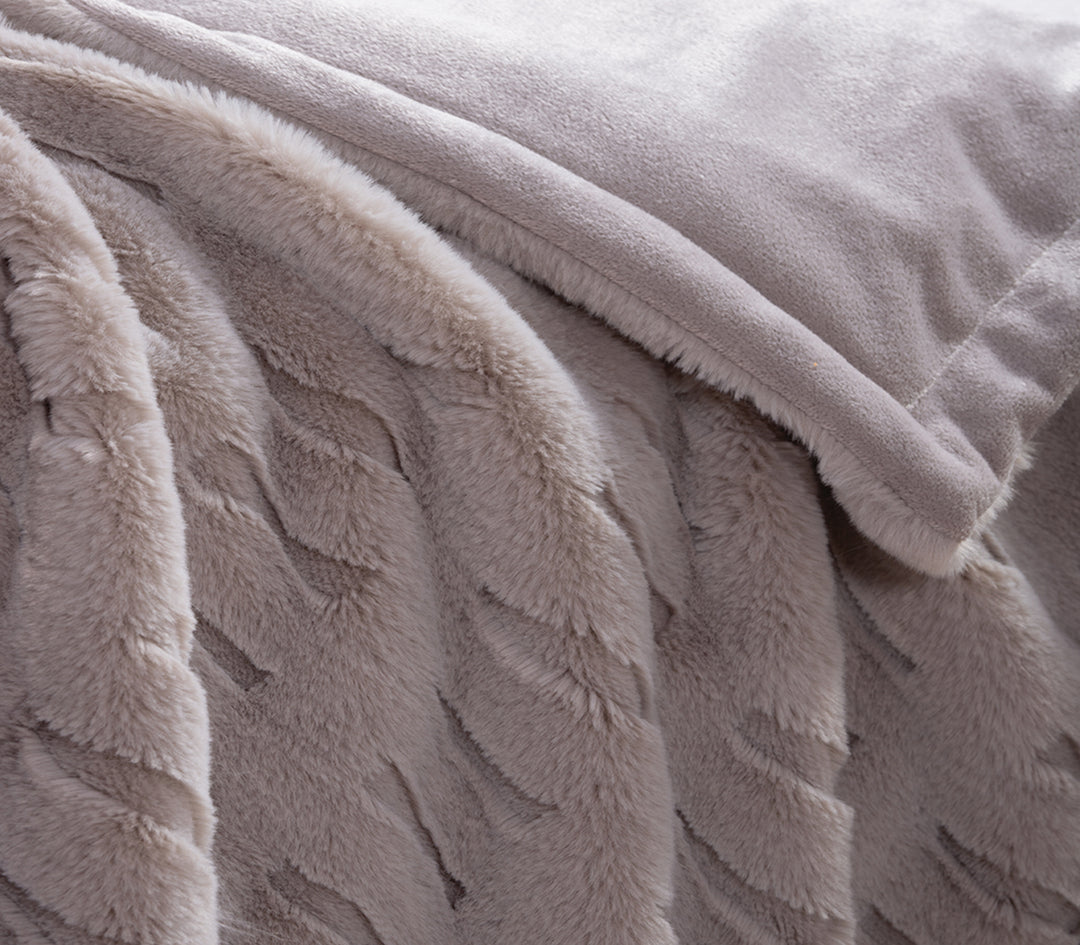 Διακοσμητικό Ριχτάρι Γκρι Vivo 130X180 Nef-Nef Homeware