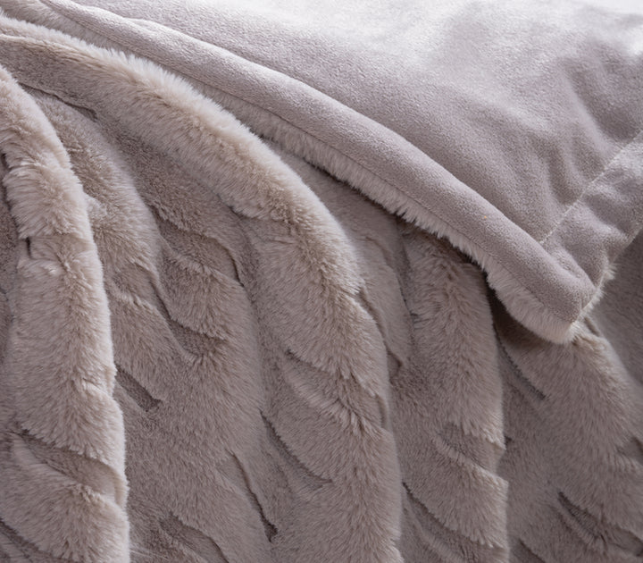 Διακοσμητικό Ριχτάρι Γκρι Vivo 130X180 Nef-Nef Homeware