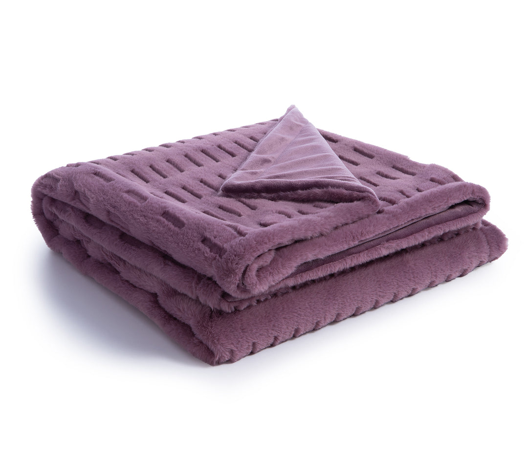 Διακοσμητικό Ριχτάρι Μωβ Vivo 130X180 Nef-Nef Homeware