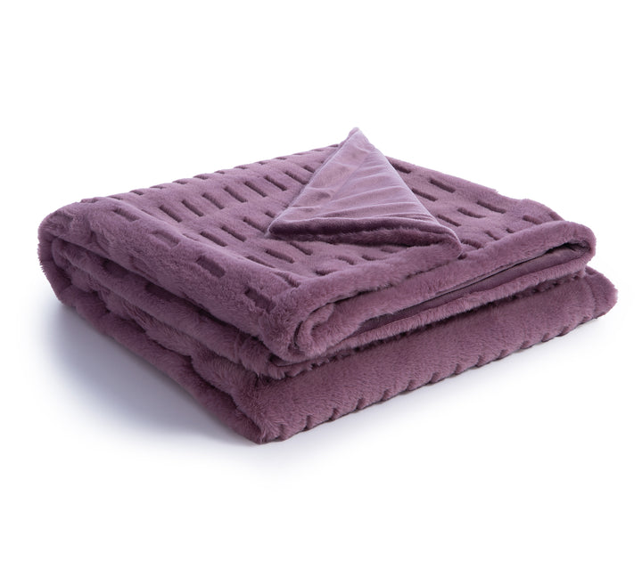 Διακοσμητικό Ριχτάρι Μωβ Vivo 130X180 Nef-Nef Homeware