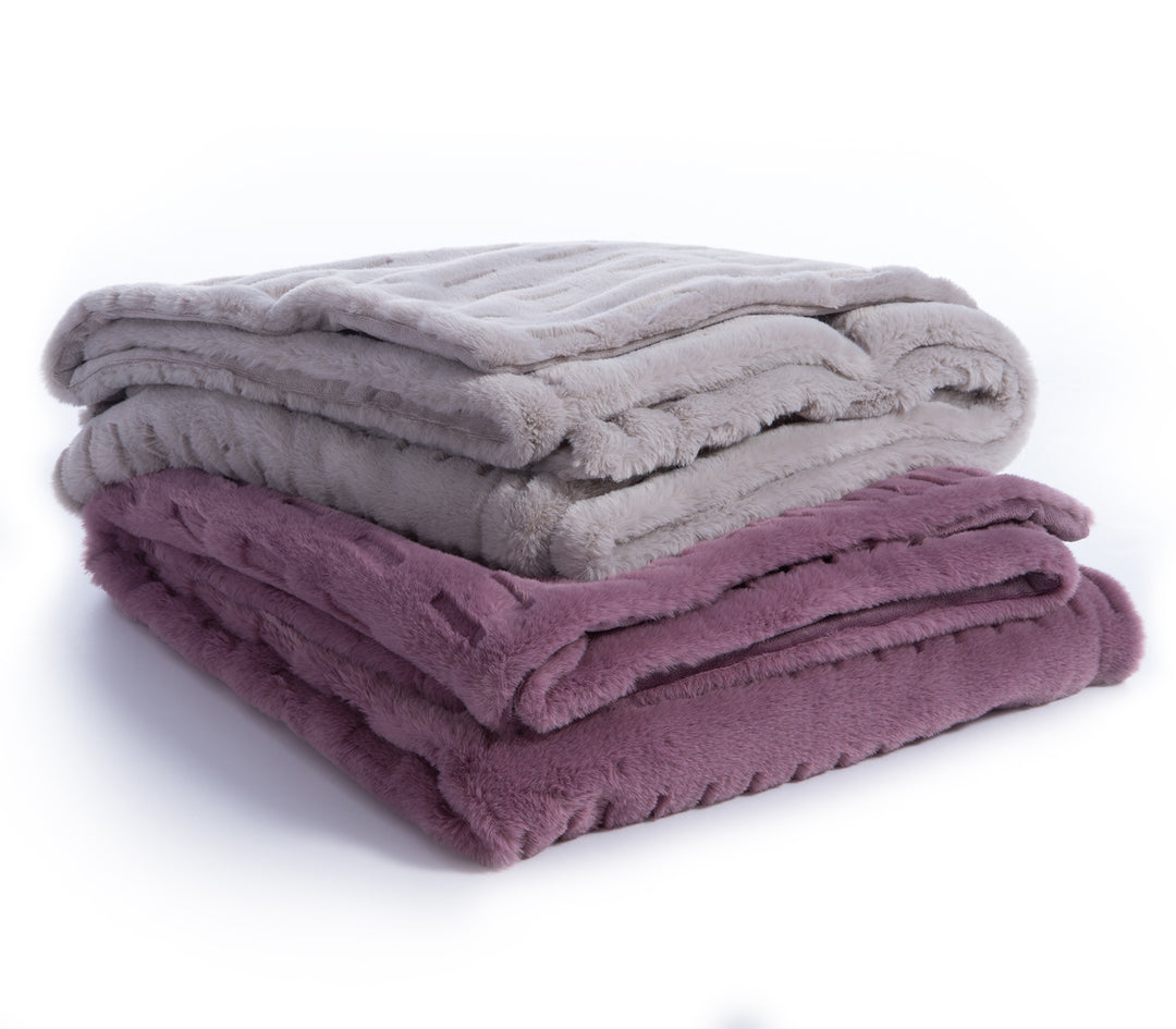 Διακοσμητικό Ριχτάρι Μωβ Vivo 130X180 Nef-Nef Homeware