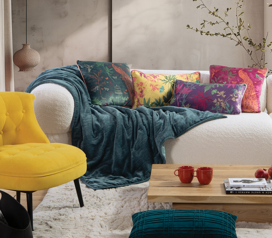 Διακοσμητικό Ριχτάρι Πράσινο Paradise 130X180 Nef-Nef Homeware