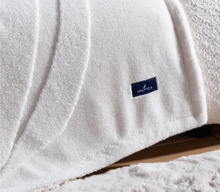 Εκρού Διακοσμητικό Ριχτάρι Πολυθρόνας Nau Coast 130X180 Nef-Nef Homeware