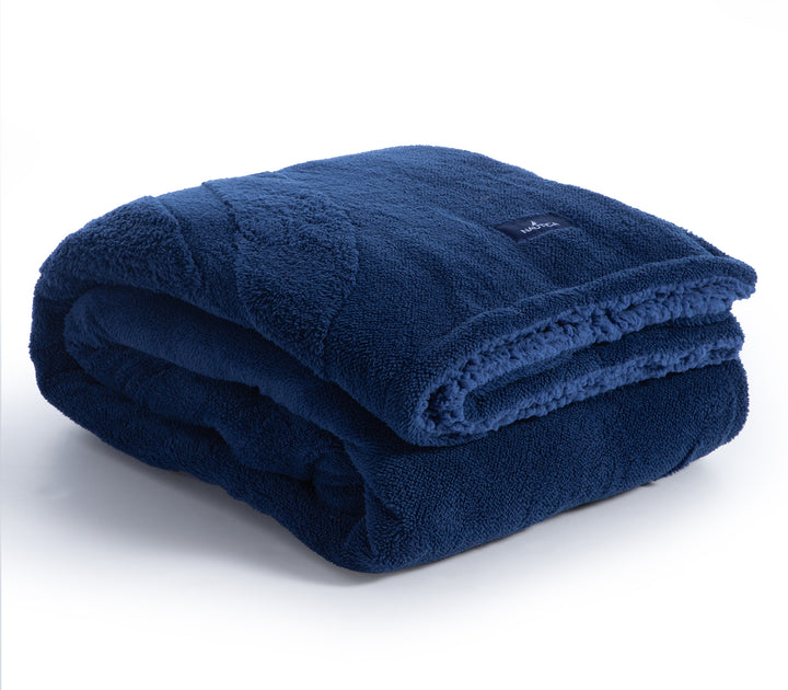 Μπλε Διακοσμητικό Ριχτάρι Πολυθρόνας Nau Coast 130X180 Nef-Nef Homeware