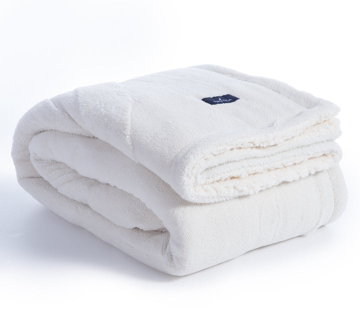 Εκρού Διακοσμητικό Ριχτάρι Πολυθρόνας Nau Coast 130X180 Nef-Nef Homeware