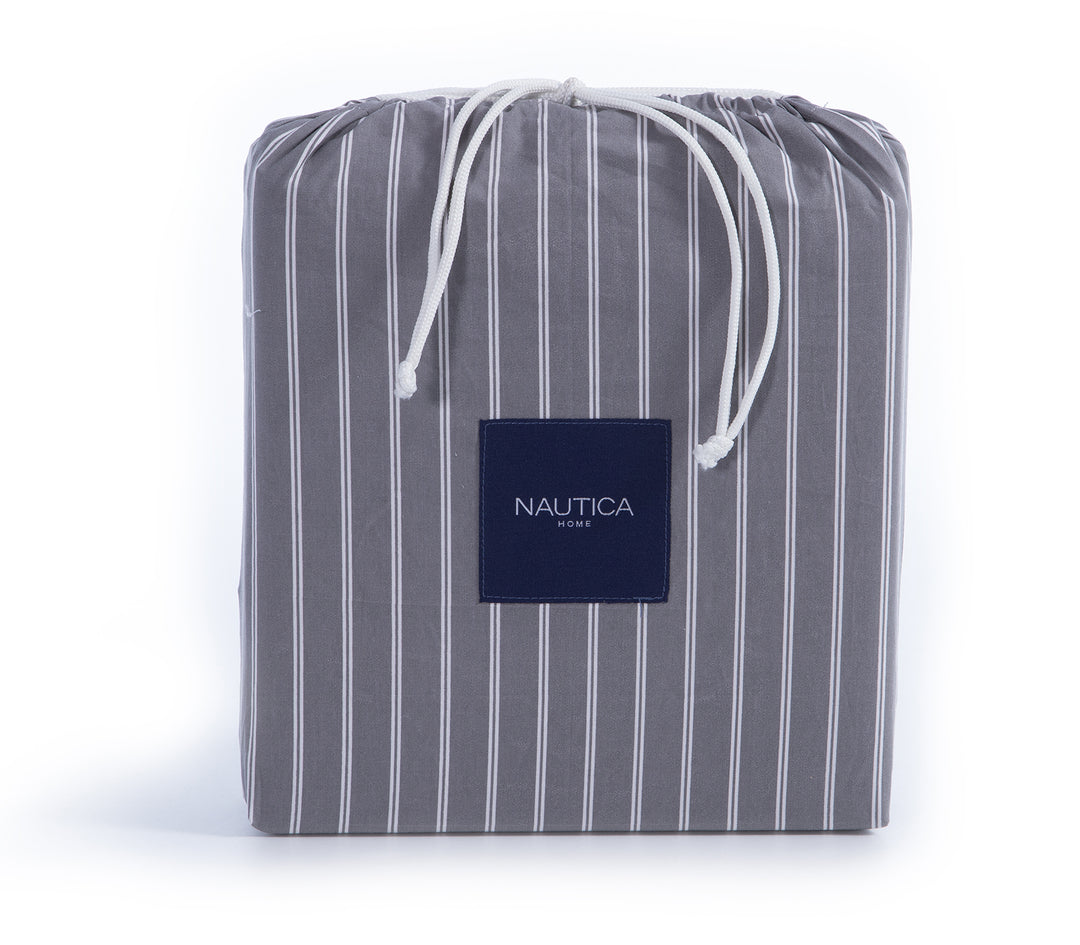 Γκρι Σετ Σεντόνια Υπέρδιπλα Nau Coast 240Χ270 Nef-Nef Homeware