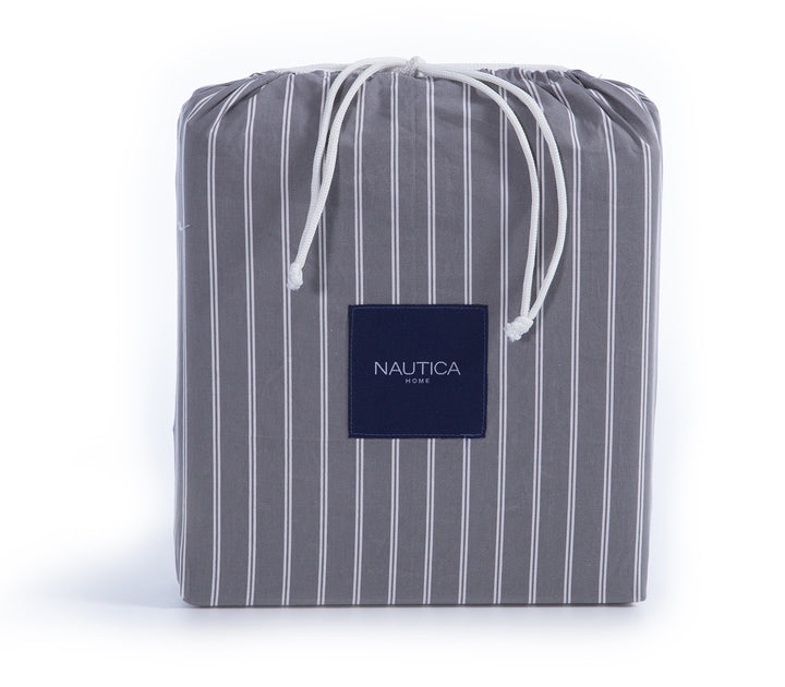 Γκρι Σετ Σεντόνια Υπέρδιπλα Nau Coast 240Χ270 Nef-Nef Homeware