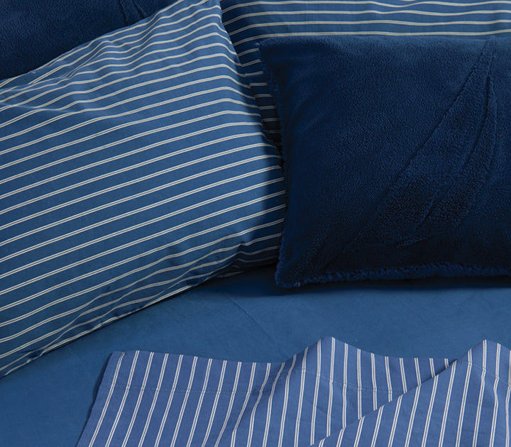 Μπλε Σετ Σεντόνια Υπέρδιπλα Nau Coast 240Χ270 Nef-Nef Homeware
