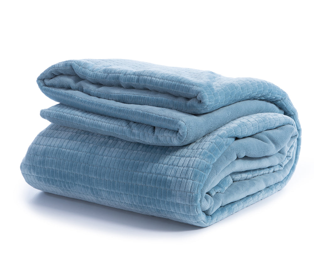 Κουβερτοπάπλωμα Μπλε Υπέρδιπλο Ezra 24 220Χ240 Nef-Nef Homeware