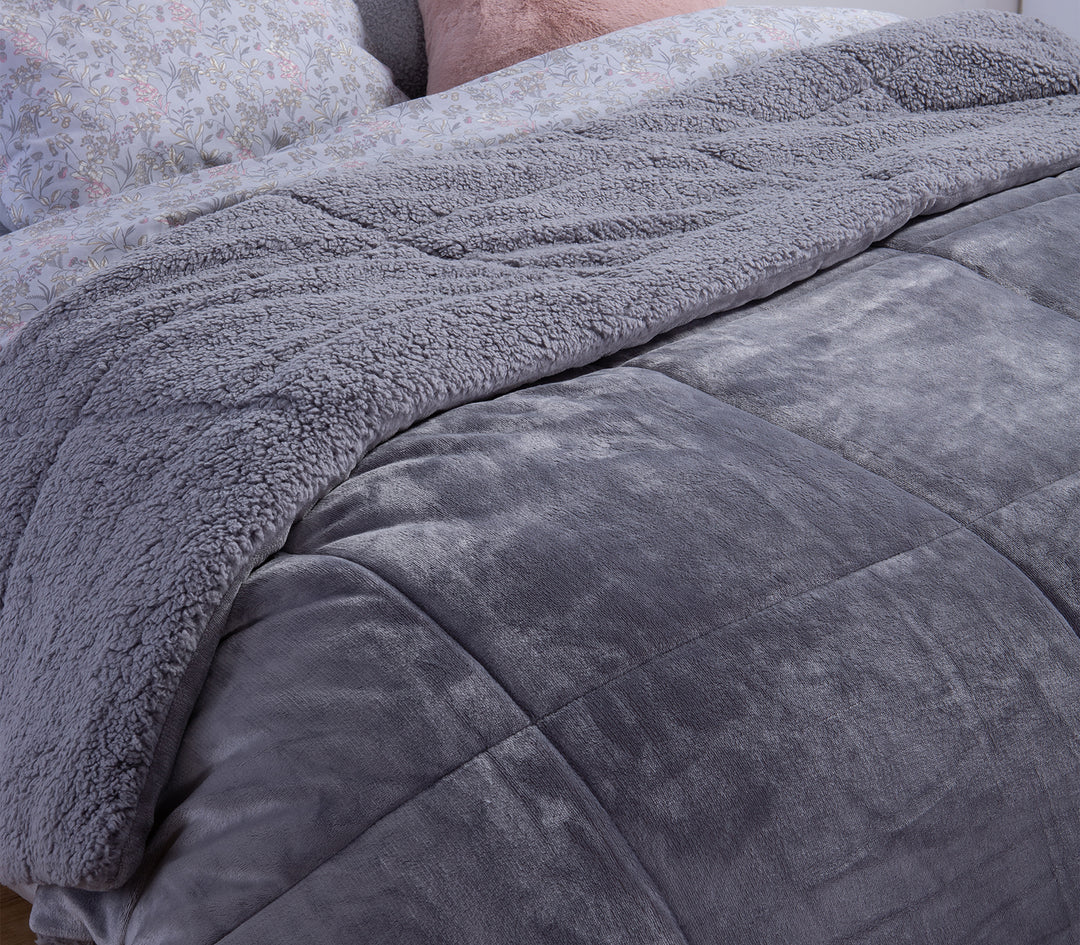 Κουβερτοπάπλωμα Μονό Γκρι Singular 24 160X220 Nef-Nef Homeware