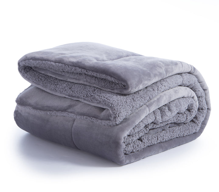 Κουβερτοπάπλωμα Υπέρδιπλο Γκρι Singular 240X220 Nef-Nef Homeware