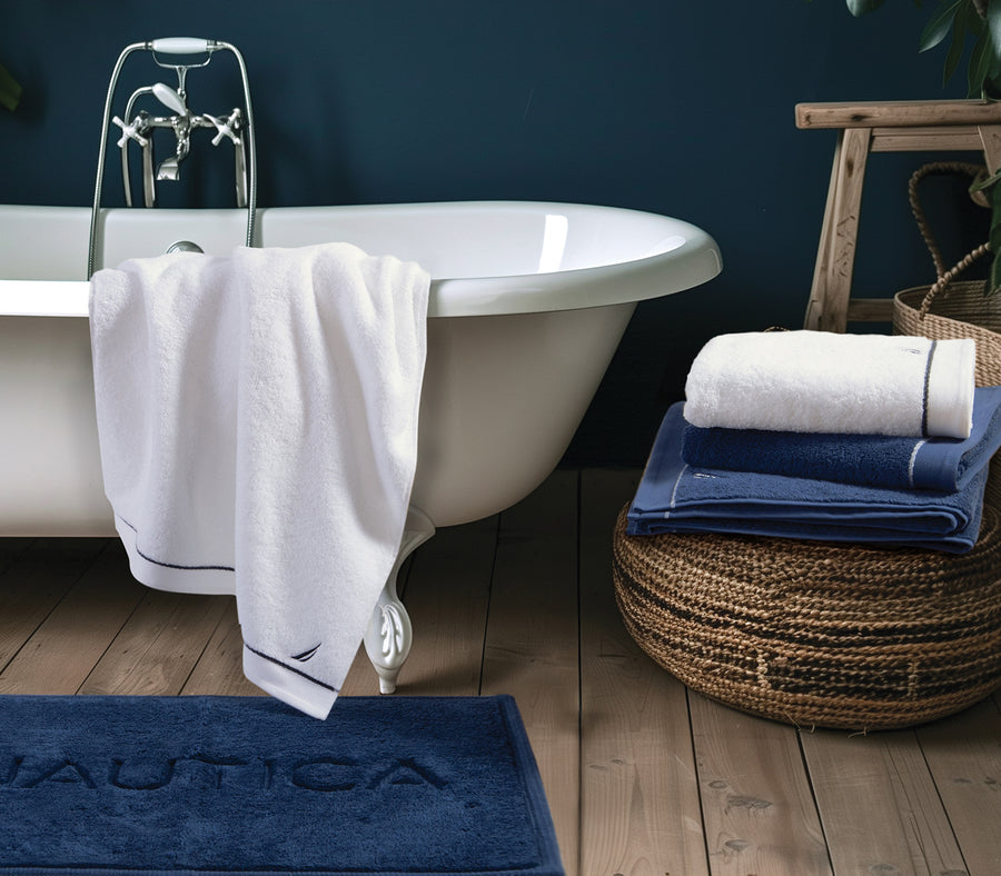 Navy Χαλάκι Μπάνιου Nau Coast 50X80 Nef-Nef Homeware