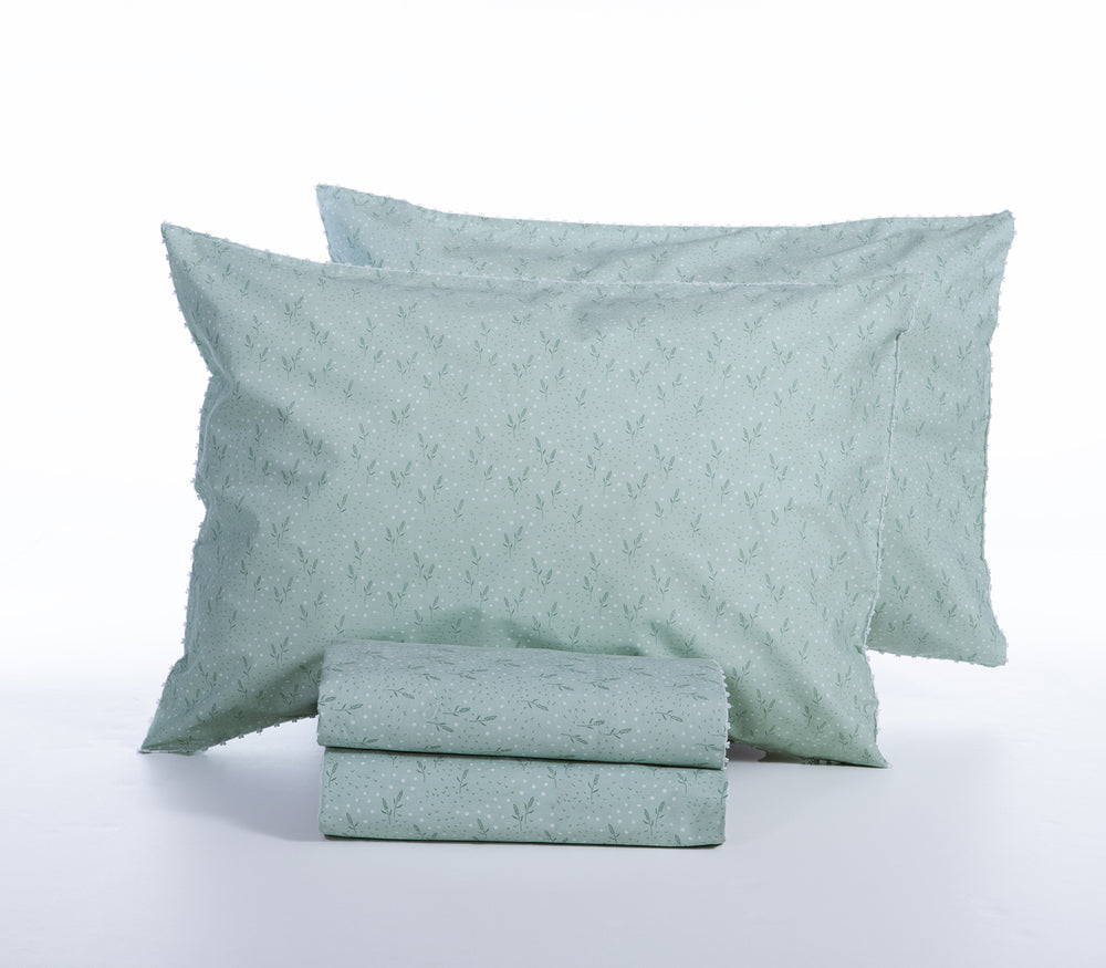 Σετ Σεντόνια Διπλά Πράσινο 200Χ270 Josephine Nef-Nef Homeware