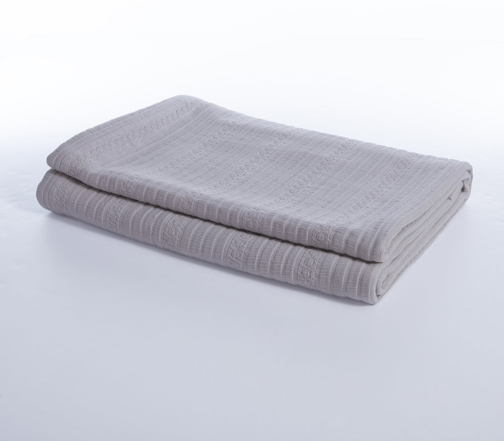 Κουβέρτα Βαμβακερή Γκρι Morelo 230X250  Nef-Nef Homeware