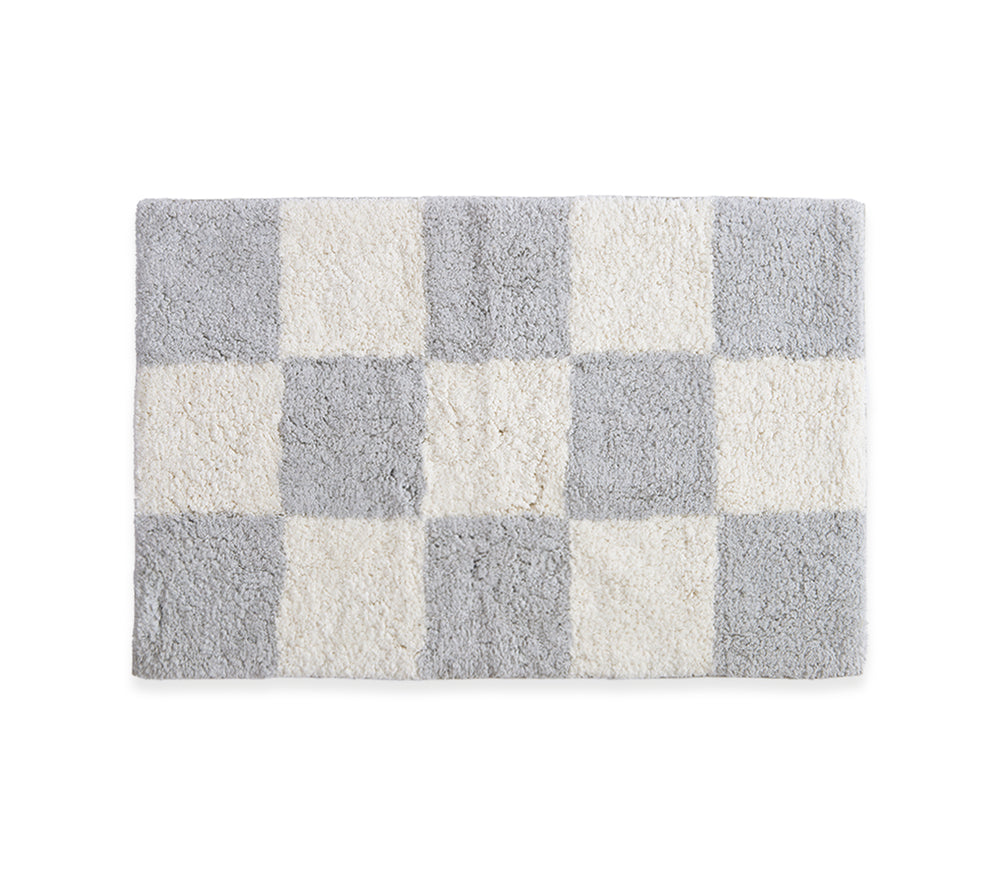 Γκρι Χαλάκι Μπάνιου Chess 50X80 Nef-Nef Homeware