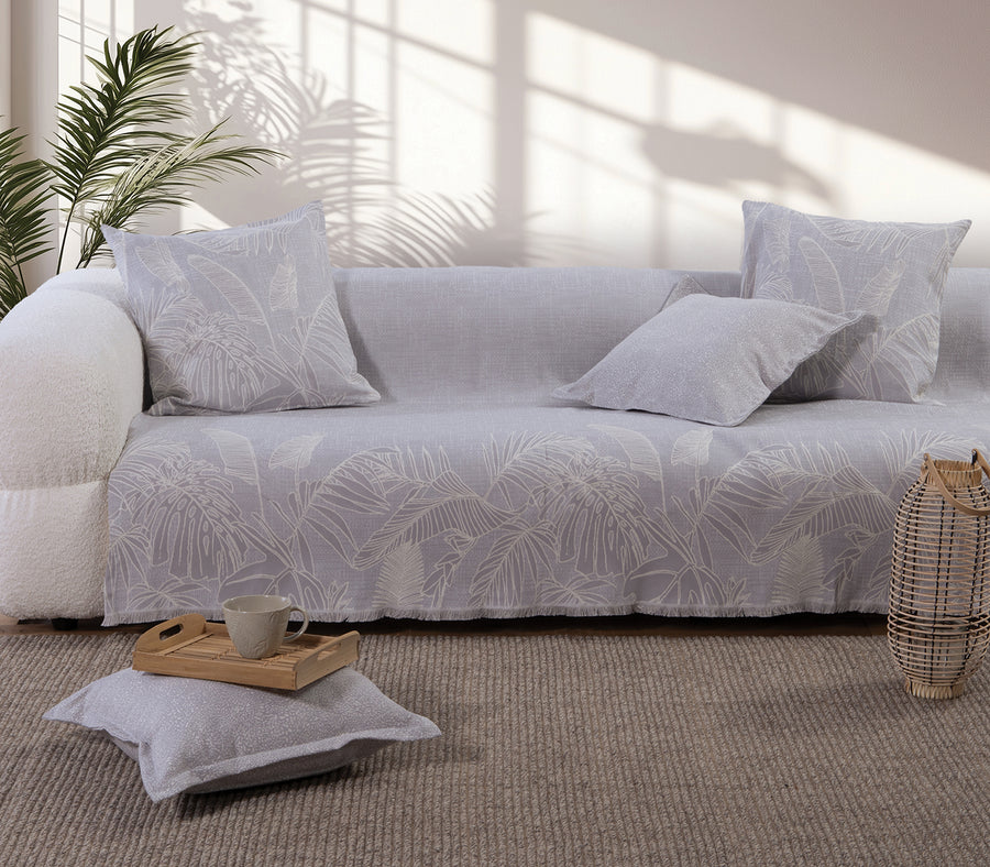 Γκρι Ριχτάρι Τριθέσιου Καναπέ Grow 170X300 Nef-Nef Homeware