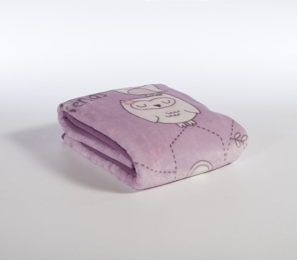 Βρεφική Κουβέρτα Λιλά Αγκαλιάς Best Friends 75X100 Nef-Nef Homeware