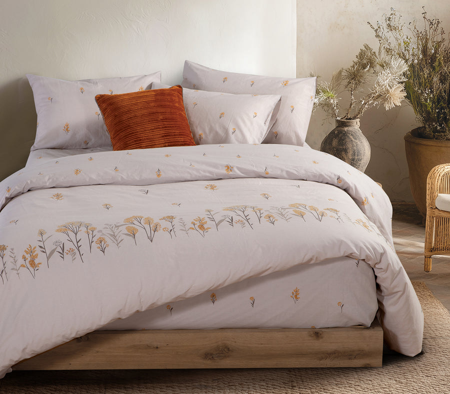 Σετ Σεντόνια Μονά Γκρι Fragesca 170Χ270 Nef-Nef Homeware