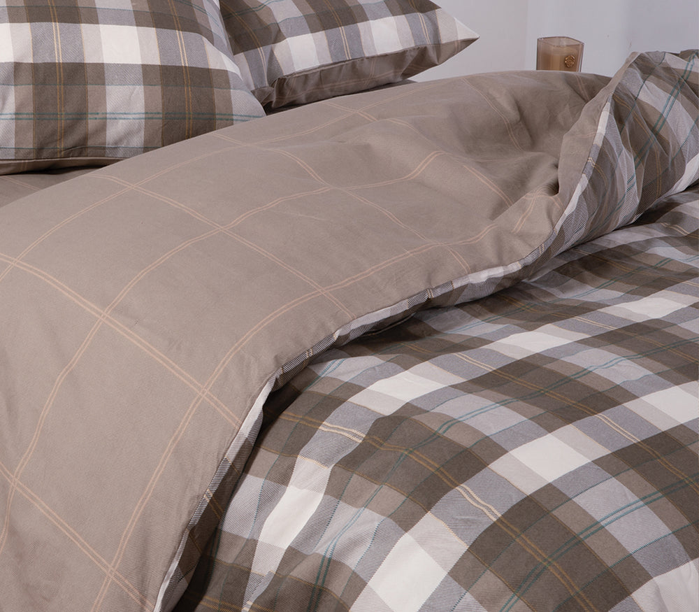 Σετ Σεντόνια Μονά Καφέ Με Λάστιχο Racket  Nef-Nef Homeware