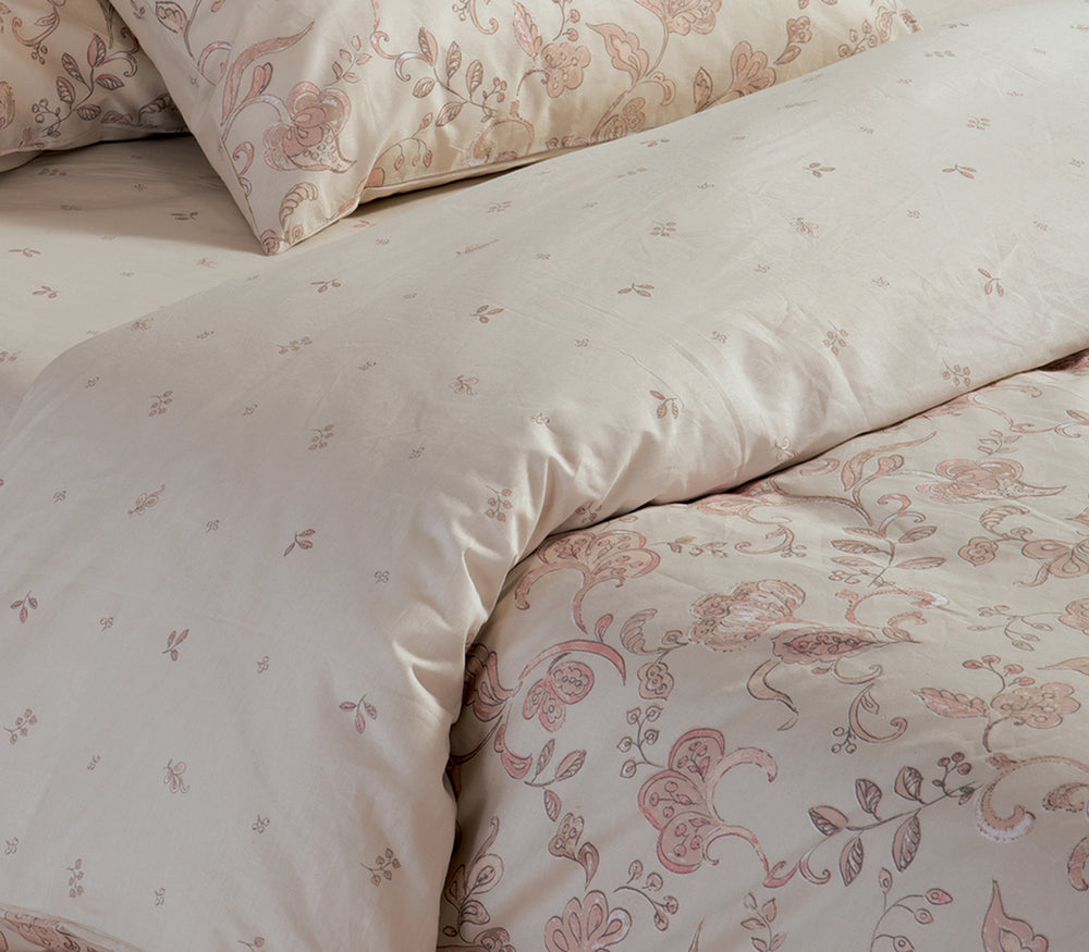 Σετ Σεντόνια Διπλά Ανοιχτό Γκρι Carena 200Χ270 Nef-Nef Homeware