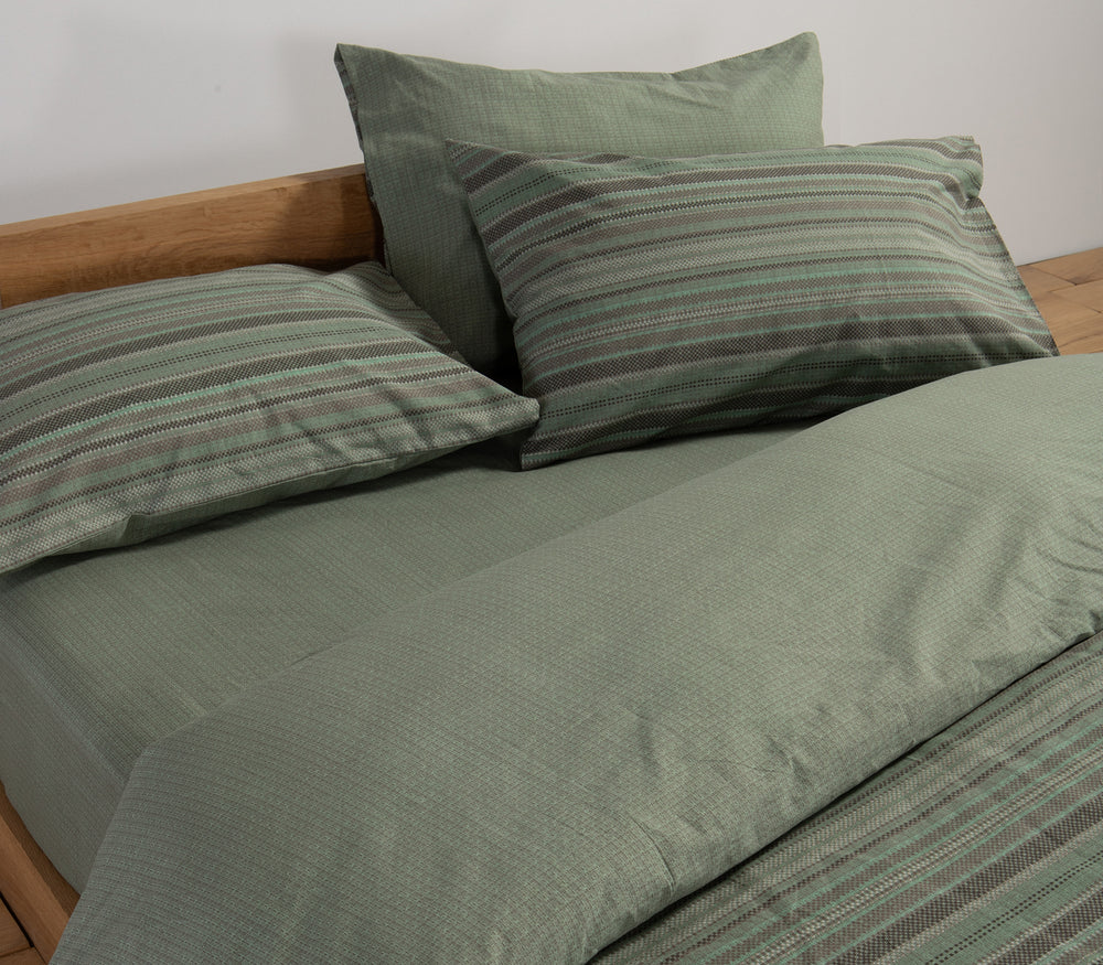 Σετ Σεντόνια Διπλά Πράσινα Degree 200Χ270 Nef-Nef Homeware