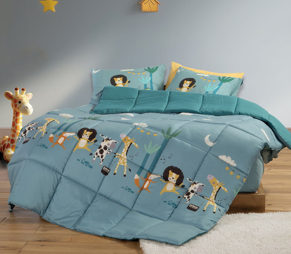 Παιδικό Πάπλωμα Πετρόλ Wild Dance Nef-Nef Homeware