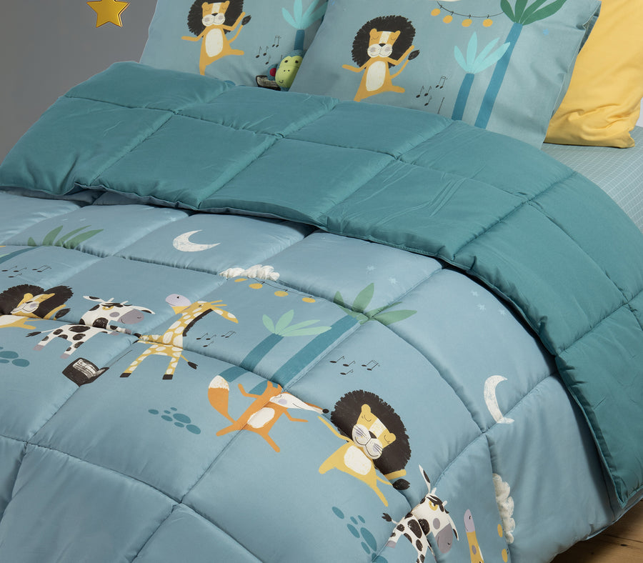 Παιδικό Πάπλωμα Πετρόλ Wild Dance Nef-Nef Homeware