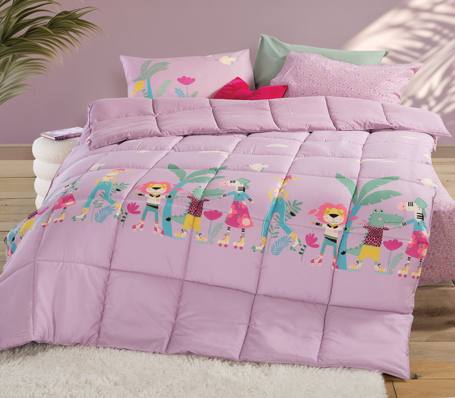 Παιδικό Πάπλωμα Λιλά Roller Friends Nef-Nef Homeware