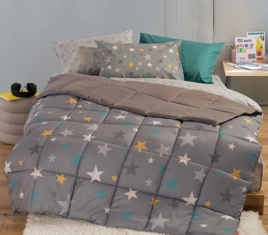 Παιδικό Πάπλωμα Γκρι Stars Above Nef-Nef Homeware
