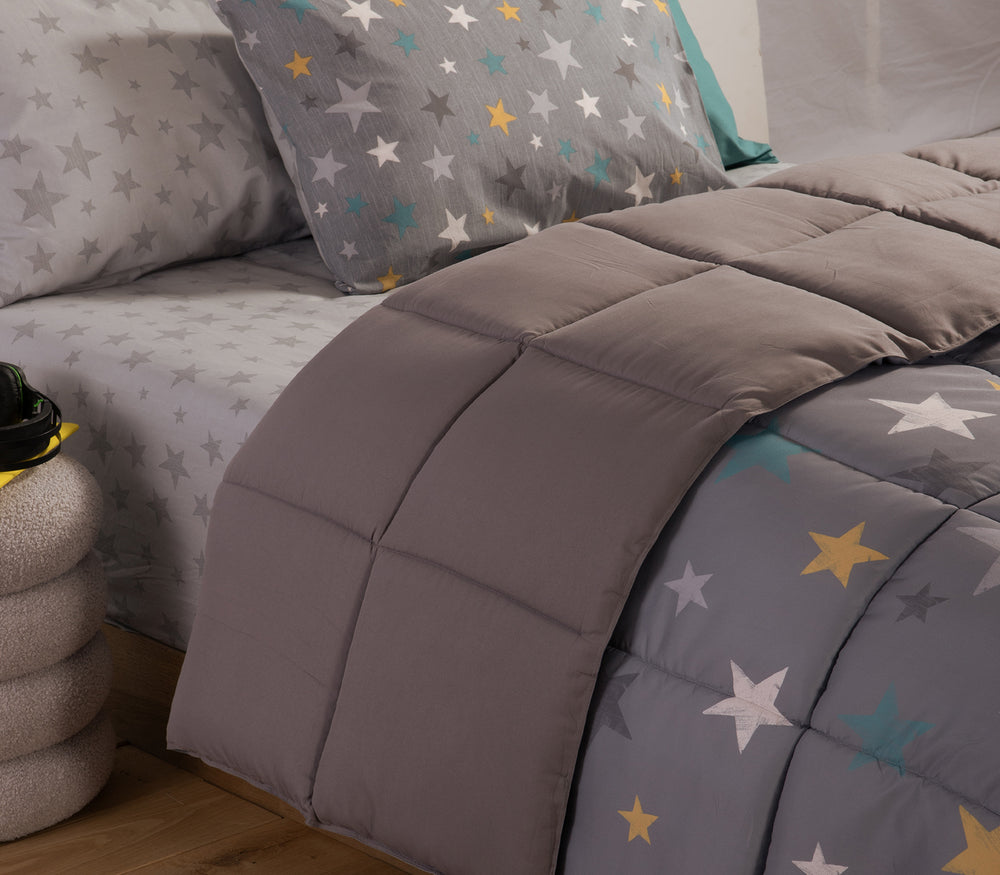 Παιδικό Πάπλωμα Γκρι Stars Above Nef-Nef Homeware